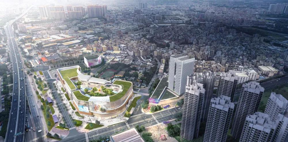 广州白云夏茅村级工业园改造项目主体结构封顶拟打造商业综合体(图2)